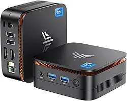 KAMRUI Mini PC E1, W-11 Pro 12º N150 Mini Computadores de Mesa (Beat N97/N95, até 3,6 GHz), Mini PC 16GB RAM 1TB SSD, Desktop PC Suporte 4K HDMI+DP, Mini Computador com Dual WiFi, Business Home Office