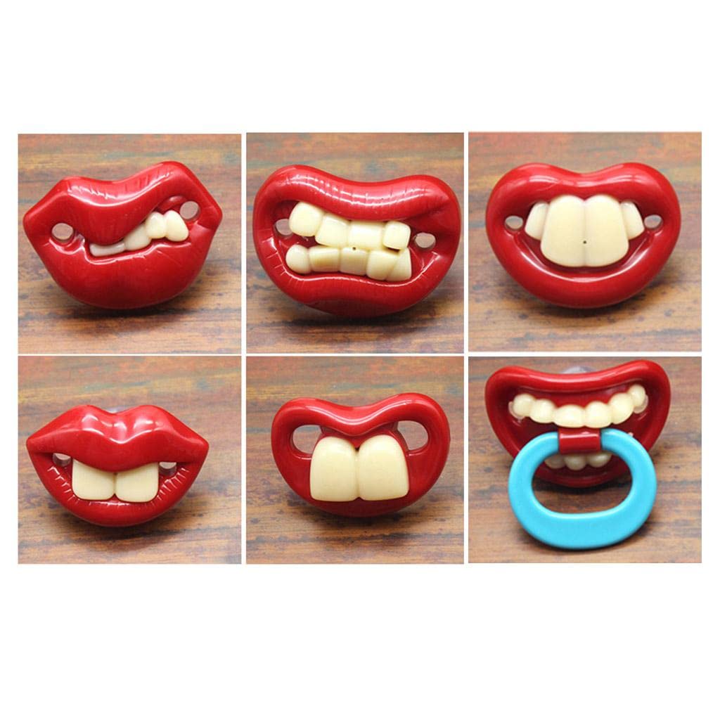 Enakshi® Safety Silicone Funny Mouth Design Baby Toddlers Pacifiers Teethers Gift A|Baby | Feeding | Pacifiers & Soothers-image-16