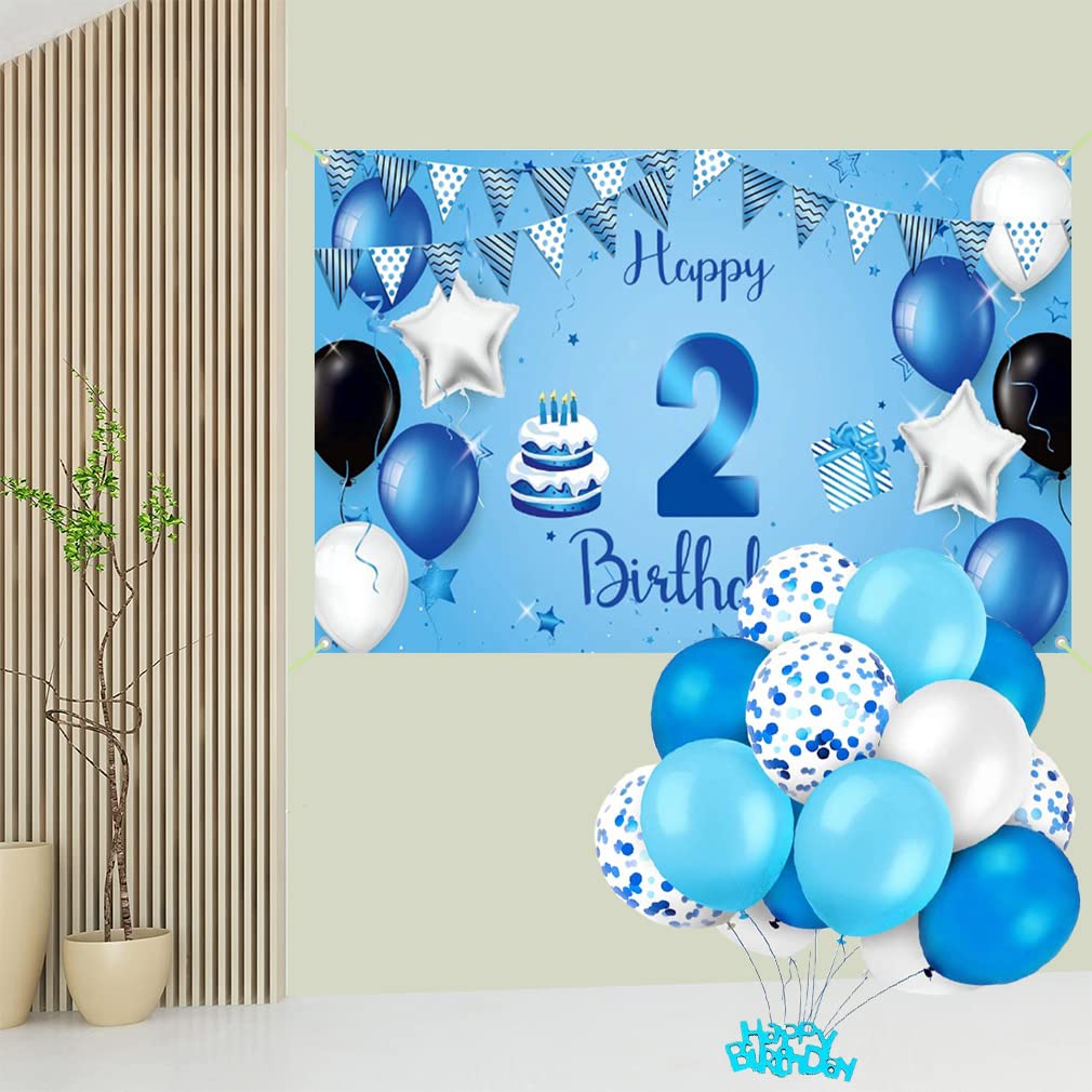 Grande Bannière Joyeux Anniversaire, Bleu Bannière Maroc