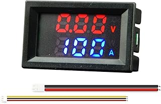 Digital Multimeter LED Display Voltmeter Ammeter Power Meter Micro-Adjustment Function Voltage Current Watt Meter Power Meter with Micro-Adjustment Function 10A/50A/100A LED Voltmeter Voltage