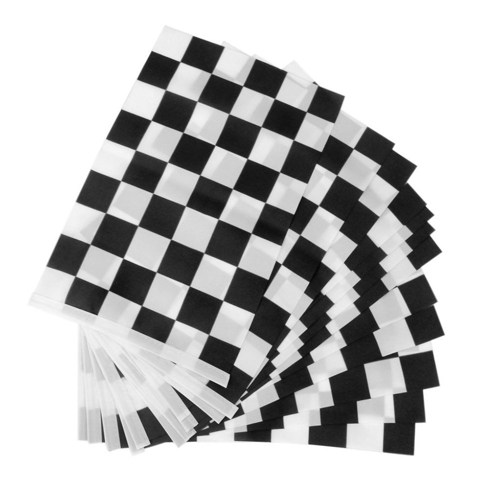 WINOMO 12 Stück Zielflagge Rennflagge Formel 1 Racing Banner