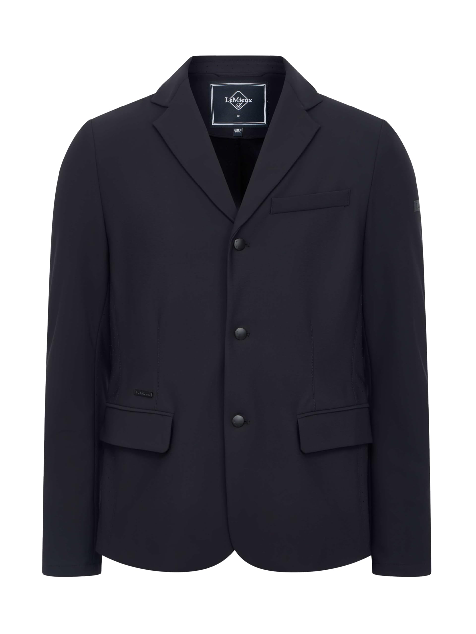 LeMieux Mens Show Jacket - Equestrian Horse Riding Competition Jacket - Black - 42" Chest