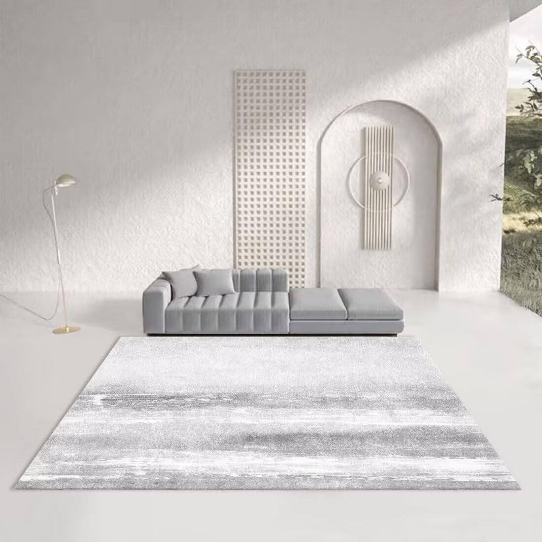 Tapis salon lavable fini les taches avec ces accessoires de décoration simples