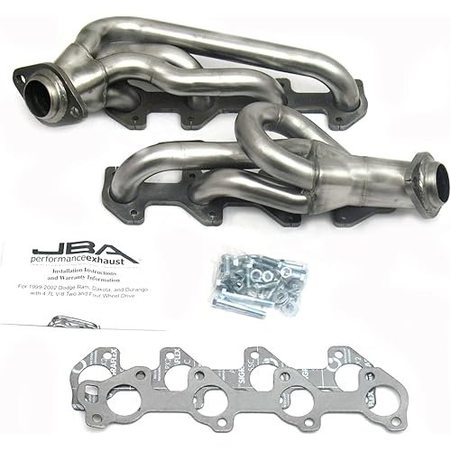 JBA 1949S 1-1/2" Shorty Stainless Steel Exhaust Header for Dodge 4.7L Dakota/Durango 00-03