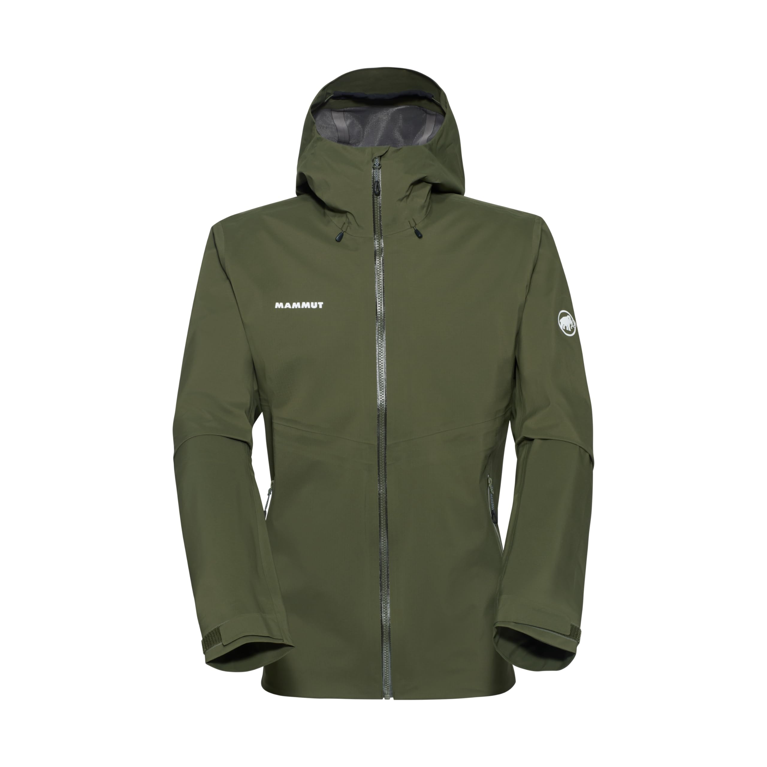 Mammut Mens Outdoor Hardshell Hooded Jacket, Waterproof and Breathable Rain Shell for Hiking and Everyday