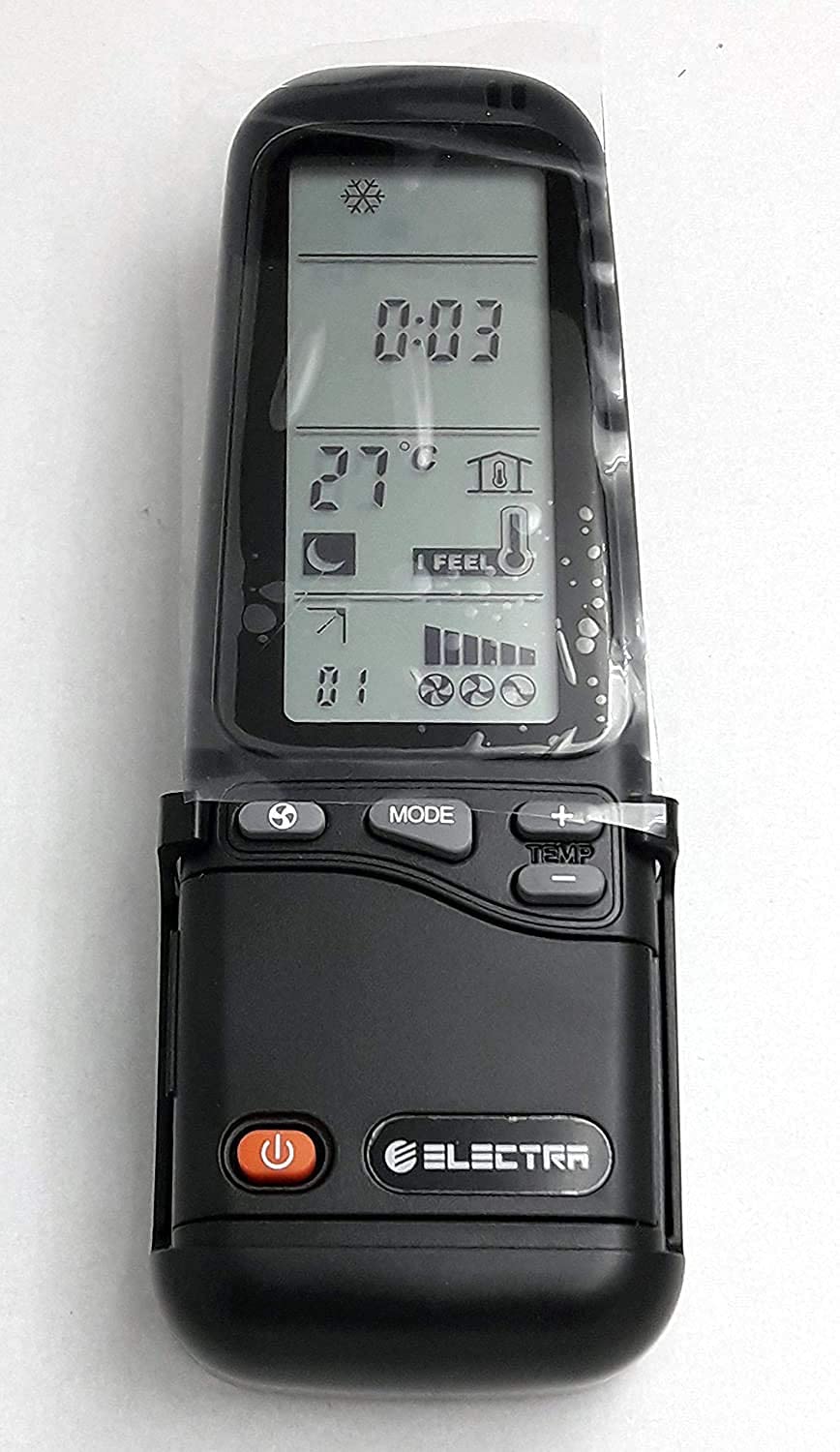 Calvas - Telecomando universale per climatizzatore con display LCD originale RC-3