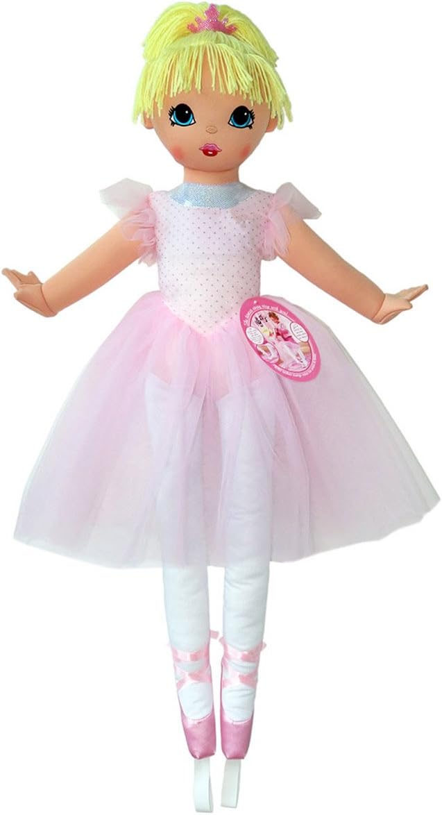 Anico Well Made Play Doll for Children La Bella Ballerina, 36" Tall, Pink