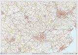 Carte murale de qualité supérieure. Affichage de toute la zone de code postal CO, avec des limites précises et des étiquettes de code postal claires sur un fond de carte détaillé.