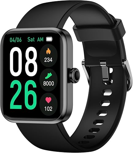Reloj inteligente para mujeres y hombres, reloj de seguimiento de actividad física con monitor de frecuencia cardíaca, sueño, rastreador SpO2, reloj