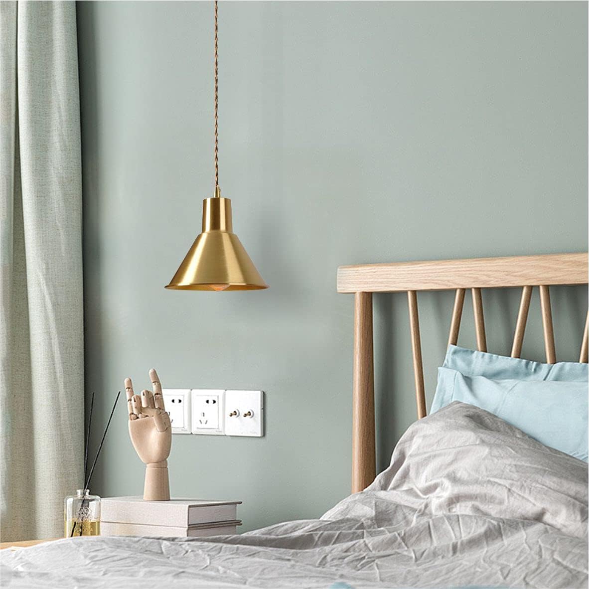KCO Lighting Farmhouse Barn Pendant Light 3-Pack Metal Vintage Industrial Hanging Lamp Rustic Dome Ceiling Hanging Light Fixture for Kitchen Island Sink… - - 