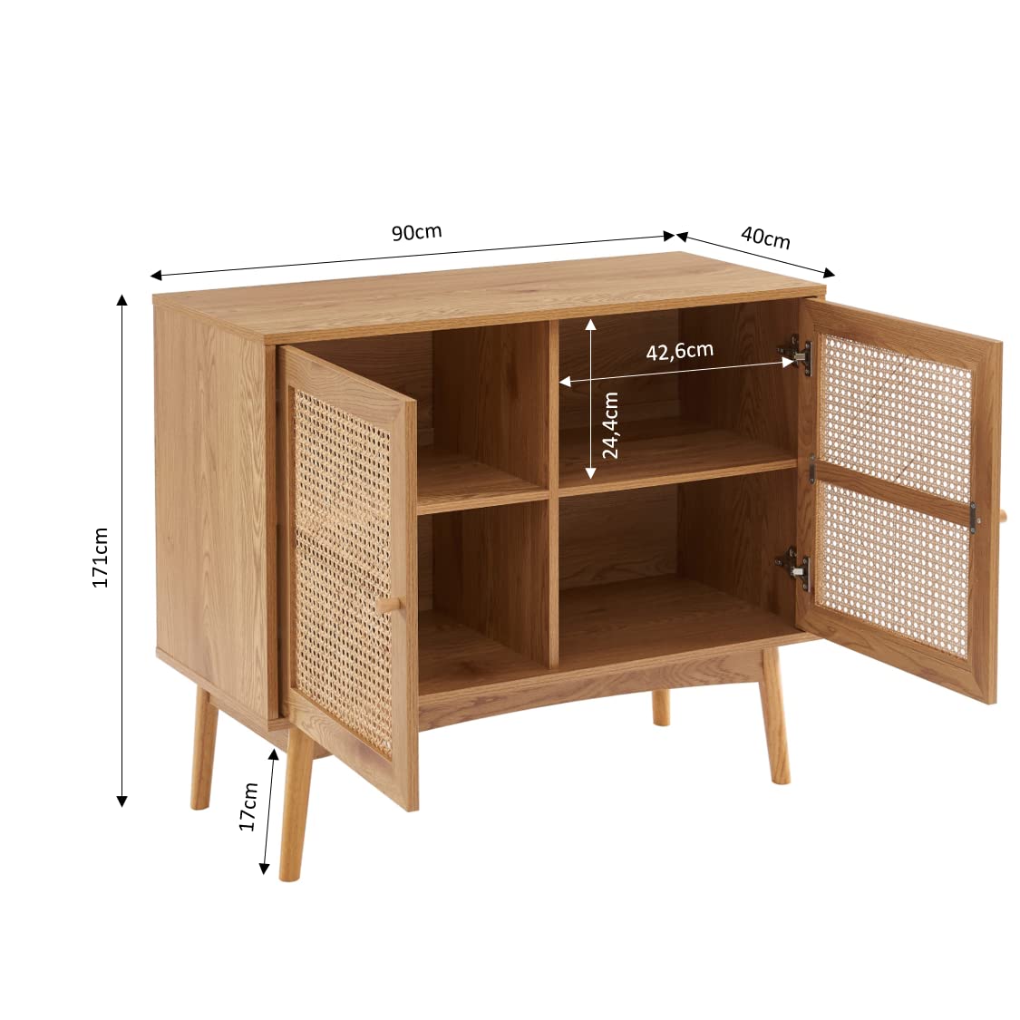 BAITA INES Bufet, 90 cm