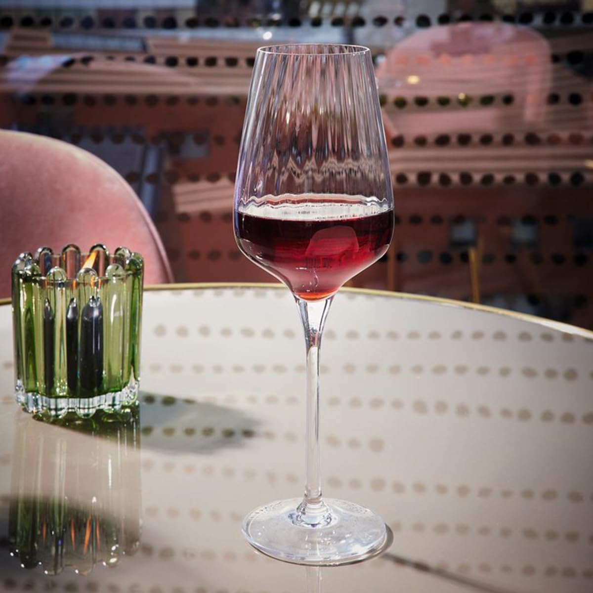 Chef & Sommelier Copas de Vino Symétrie 45 cl Juego de 6 | Vidrio transparente resistente, copas de cristal con pie, apto para lavavajillas, fabricado en Francia