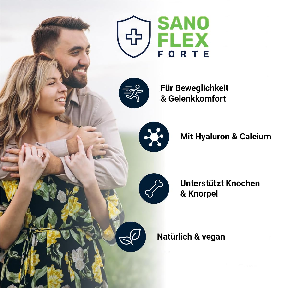 Sanoflex Kurkuma Kapseln hochdosiert Chrom Cholin – Gelenk – 2 Einheiten | Für Stoffwechsel – ergänzt mit Zink – vegan, glutenfrei, laktosefrei, GMO-frei, ohne Gelatine, laborgeprüft