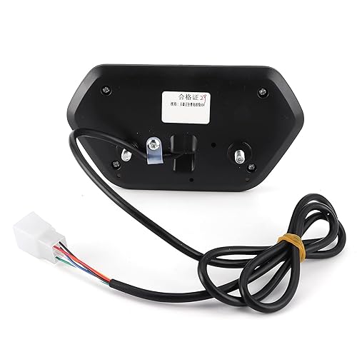 Miniatura 6 de Keenso Velocímetro de motocicleta, 48 V/60 V de alta definición, pantalla LCD universal para motocicleta, tacómetro, odómetro digital, medidor de