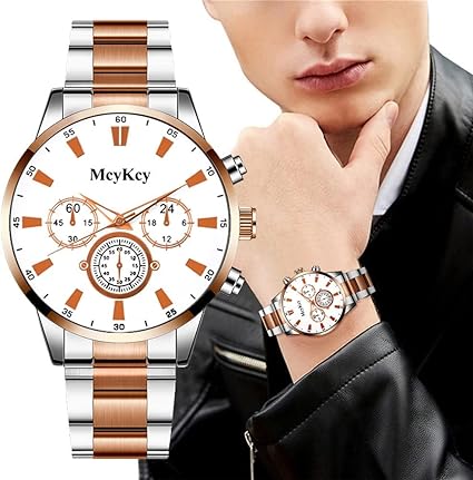 Amazon Co Jp Nicircle メンズ 腕時計 ステンレス鋼 腕時計 ビジネス腕時計 スポーツ腕時計 うで時計 ファッション カジュアル 多機能 耐衝撃 超薄型 防水 安い 通勤 通学 誕生日 成人祭 父の日 プレゼント メンズビジネスラグジュアリーファッションメンズクォーツ