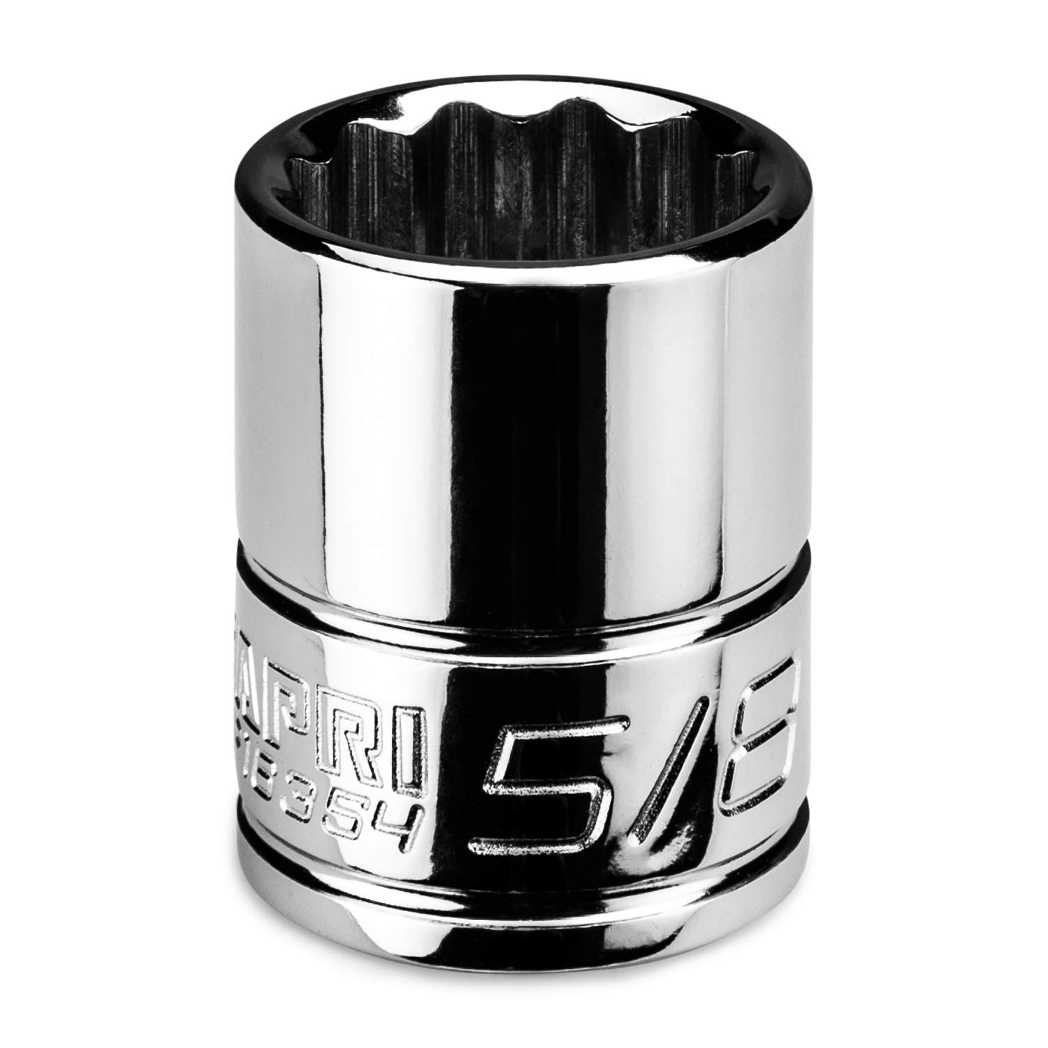Capri Tools 5/8 in. Shallow Socket, 3/8 in. Drive, 12-Point, SAE, 5/8-Inch