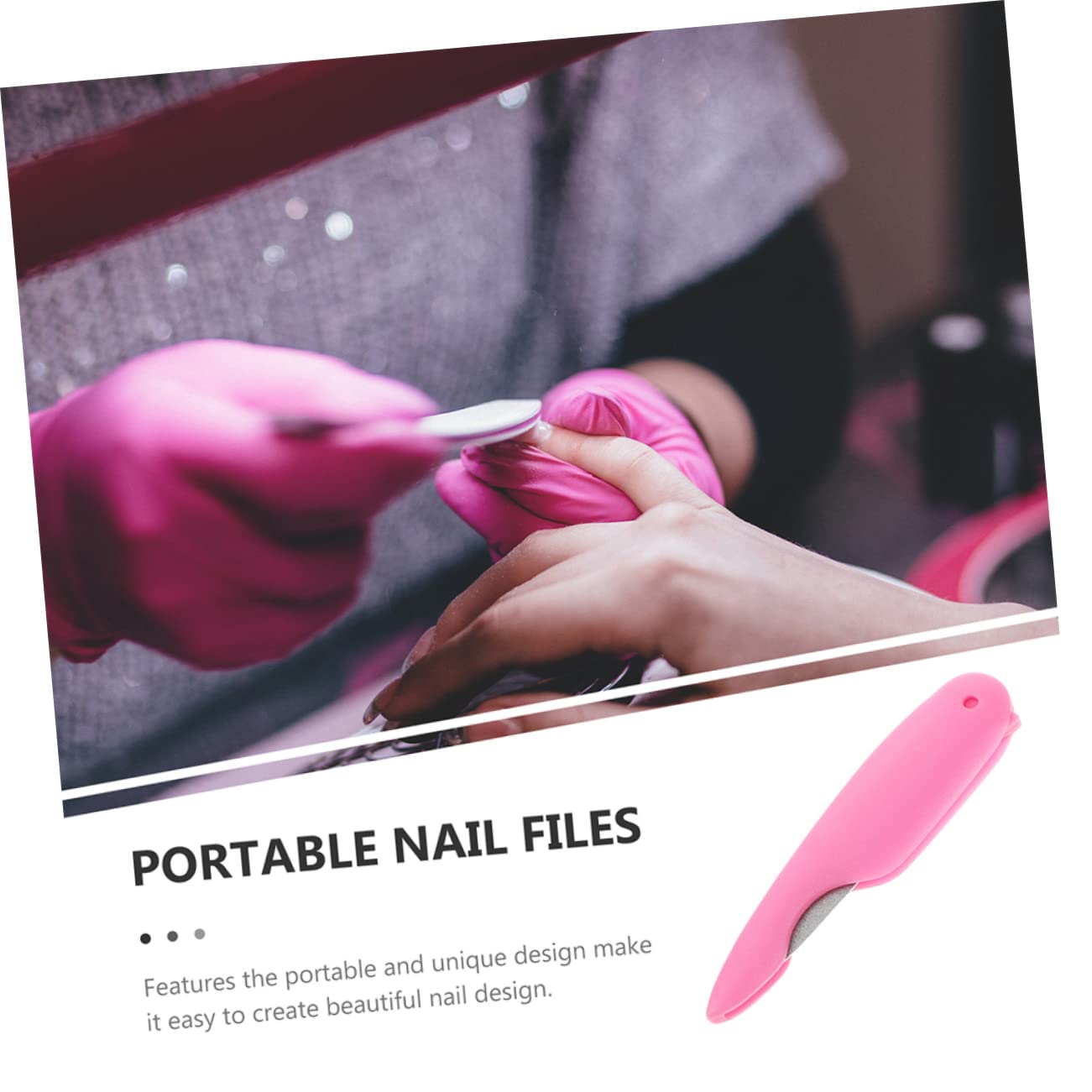 Healvian Lima per Unghie Pieghevole 8 Pezzi Doppia Faccia Strumento Pedicure e Manicure Lime per Unghie Professionali Compatta e Pratica