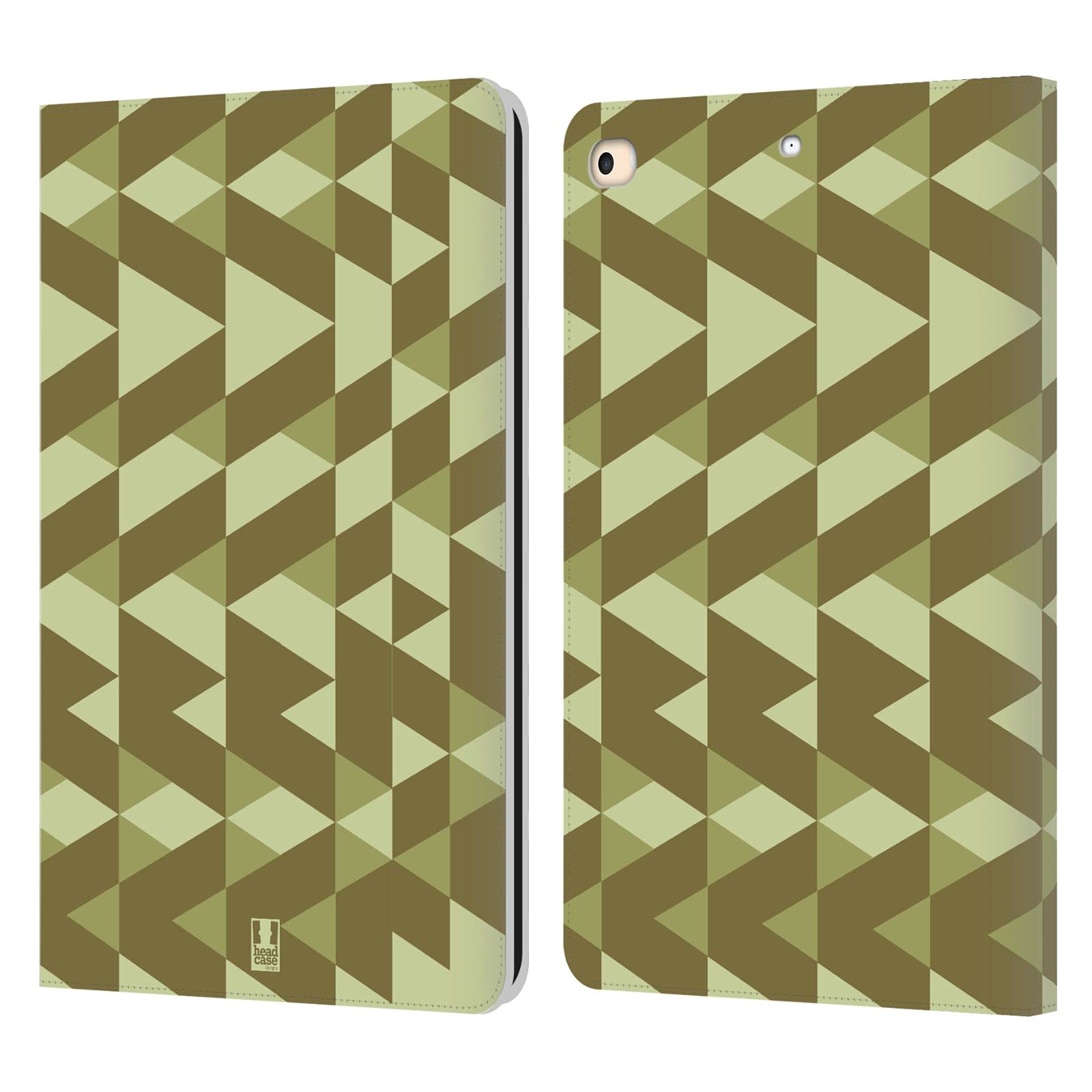 Étui en cuir iPad 9.7 design géométrique exclusif Head Case Designs - 7