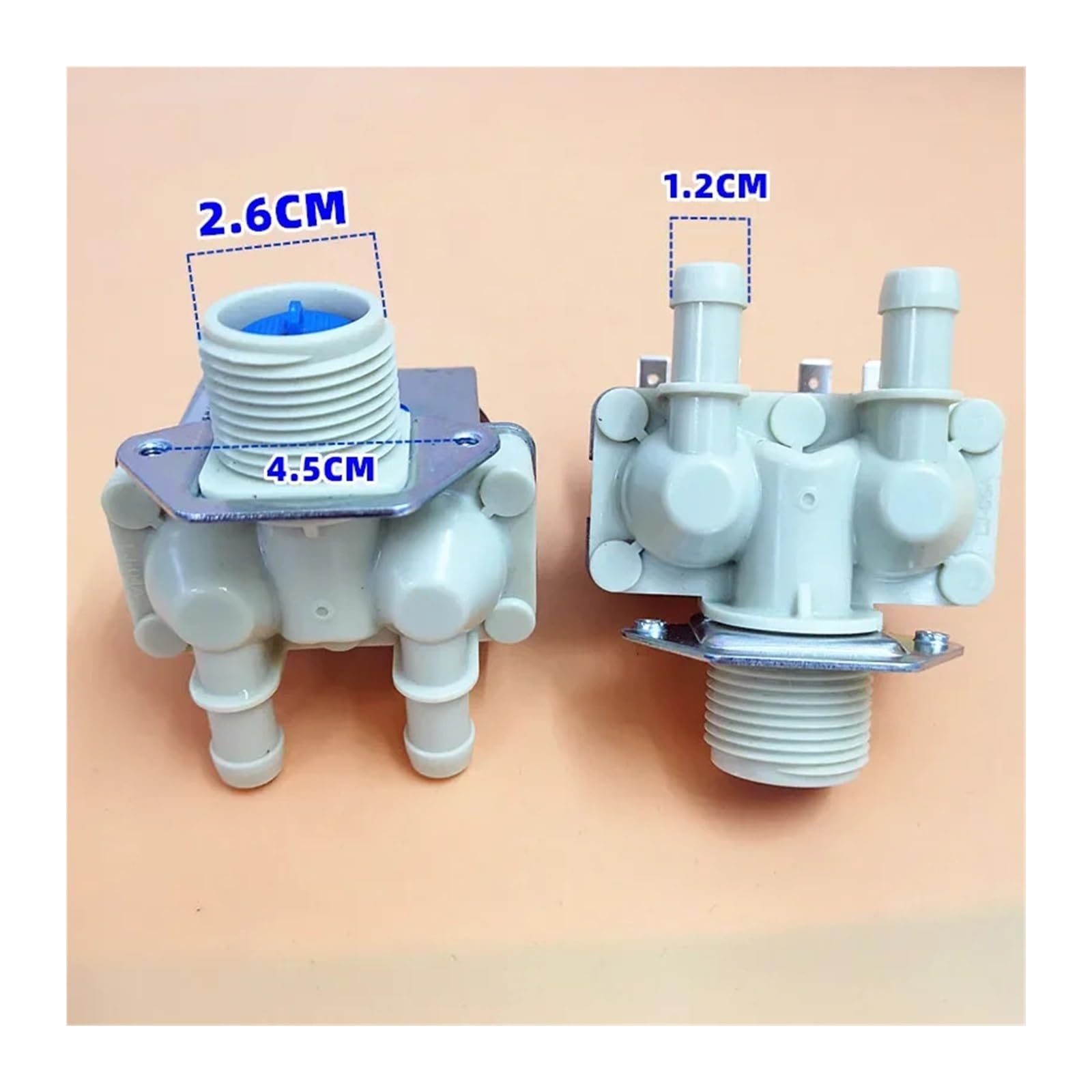 Válvula Solenoide De Entrada De Agua, Compatible Con Midea, Compatible Con LG, Piezas De Lavadora De Tambor De Doble Cabezal FPS180