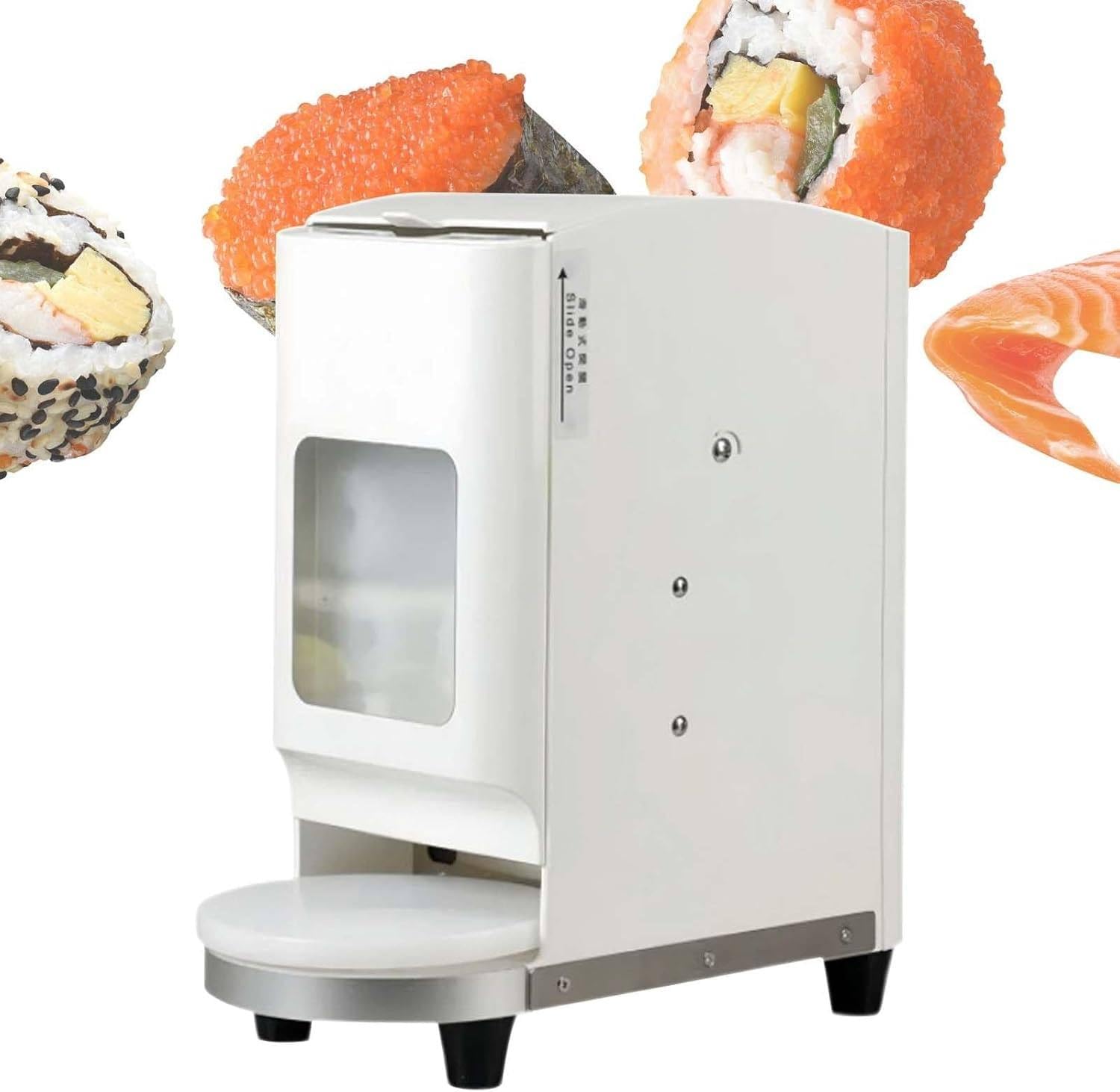 YXYLJOZ Automatic Sushi Maker Machine Commercial-Grade Texture Control, Adjustable Rice Ball Density Onigiri Maker 1200pcs/H Output Sushi Bazooka (24g)