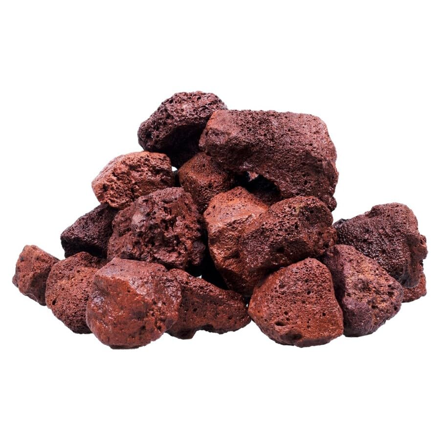 Happet Lava Rot Für Aquarium Puzzle 3kg - Natur-Vulkanischer Stein...