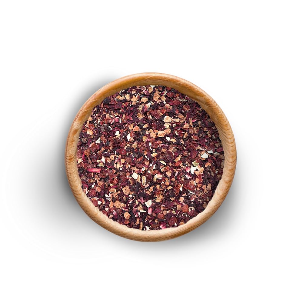 10 kg BIO Früchtetee Gute Laune GRÖSSENAUSWAHL – lose – Früchtetee mit Hibiskus, Orange, Apfel und Hagebutte – Taste Market