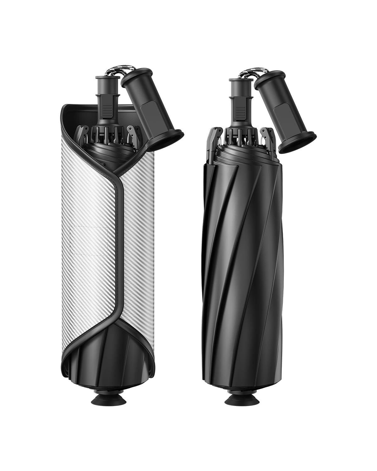 SHAOHAO Pare-Soleil Parapluie pour Peugeot 3008/5008 2016-2024 avec Poignée à Cordon en Nylon Souple, Protection d'Écran Anti-Rayures, Isolation Thermique UV Parasol de Voiture Pliable Accessoires