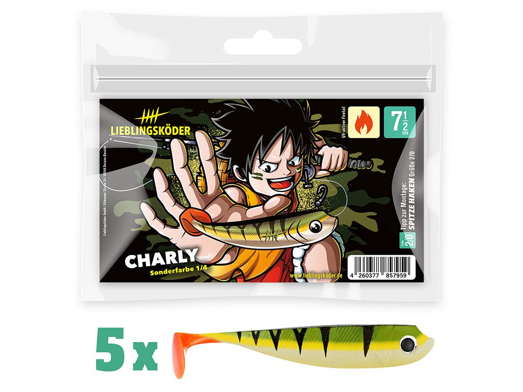Raubfisch Store Lieblingsköder 7,5 cm Barsch Starter-Set groß Komplettset