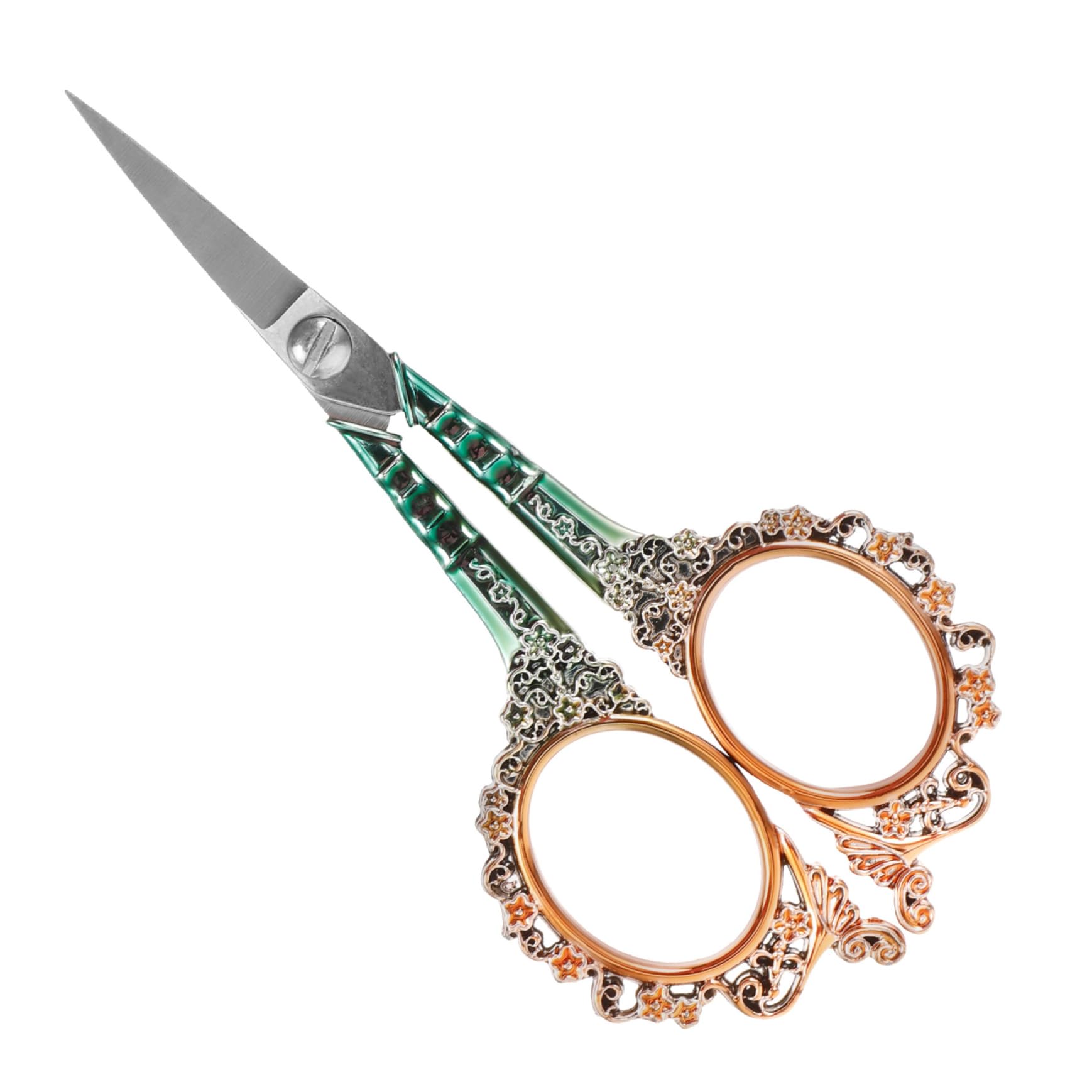 HOMSFOU 4 Pezzi Plum blossom taglio sarto annata Artigianato Forbici ricamo cucito Opere d'arte da ricamo aghi da ricamo Ago per cucire mestiere Accessori da ricamo Acciaio inossidabile