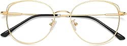 SOJOS Cat Eye Blue Light Blocking Glasses for Woman Hipster