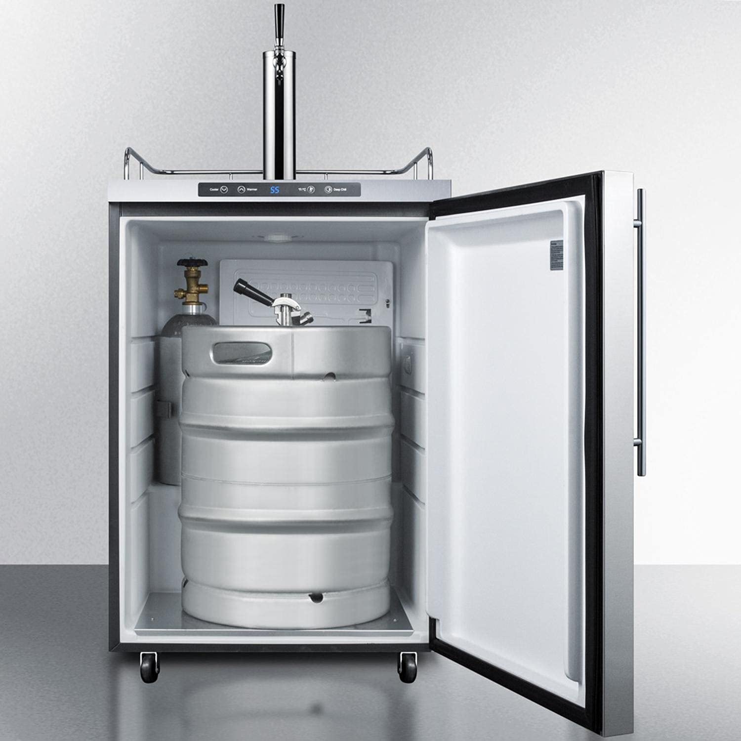 Summit Sbc635mos7hv Wine Dispenser, Stainless-Steel on Fridge.com - View 4