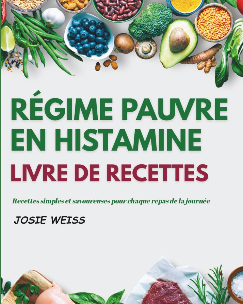 RÉGIME PAUVRE EN HISTAMINE LIVRE DE RECETTES: Un guide complet pauvre en histamine pour guérir votre intestin, réduire vos symptômes et manger en toute confiance