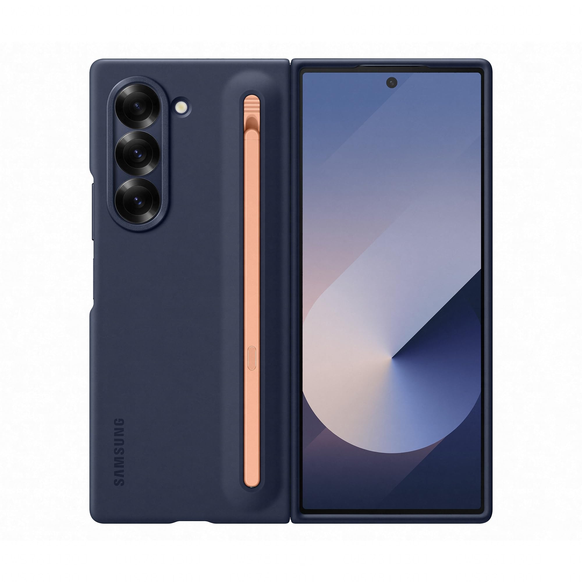 Samsung S Pen Case Custodia con S Pen integrata e design sottile per Galaxy Z Fold6, Navy