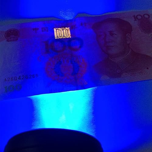 Miniatura 4 de Linterna UV de luz negra linternas de mano de luz negra 12 LED de 395 nm mini detector de luz para manchas de orina de perro mascotas chinches y