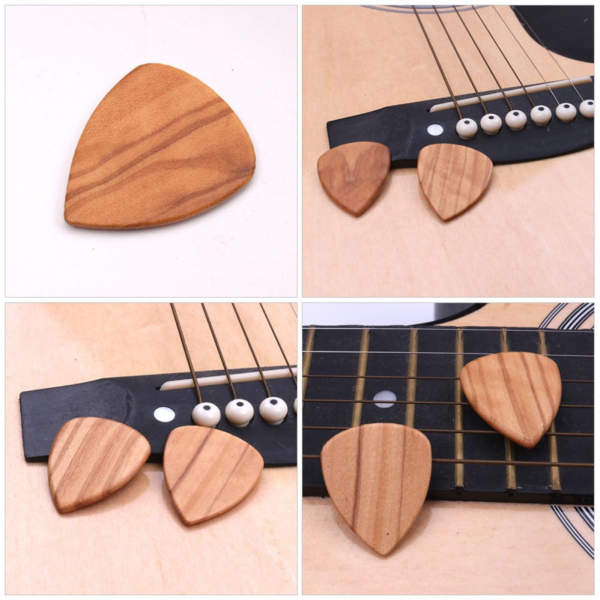 20 szt. kostki do ukulele, akcesoria punkowe, akcesoria specjalistyczne akcesoria kostki do instrumentów strunowych kostki gitarowe do gitary akustycznej palcików do gitary ludowej do