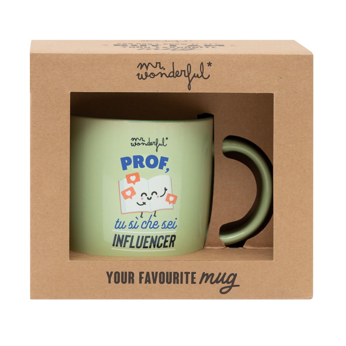 Stai acquistando Mr. Wonderful WOM00180 Tazza, Porcellana
