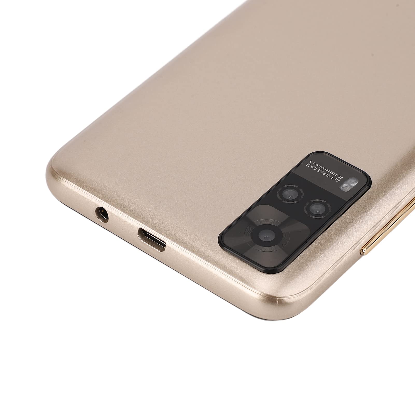 Odblokowane Telefony Komórkowe z Androidem, Y53S 5.45in Ekran FHD Telefon Komórkowy Dual SIM z Odblokowaniem Twarzy, 2 GB RAM 32 GB ROM Ultra Cienki Smartfon, Rozszerzenie 128G, 2800 MAh,(Złoto)