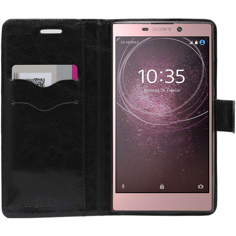 Coque Sony Xperia 10 Plus (2019) Etui Portefeuille Housse PU Cuir Porte-Cartes e
