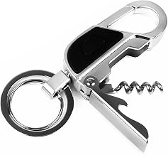 4 in 1 Multifunctional Keyring, Bottle Opener, Creative Key Ring with LED