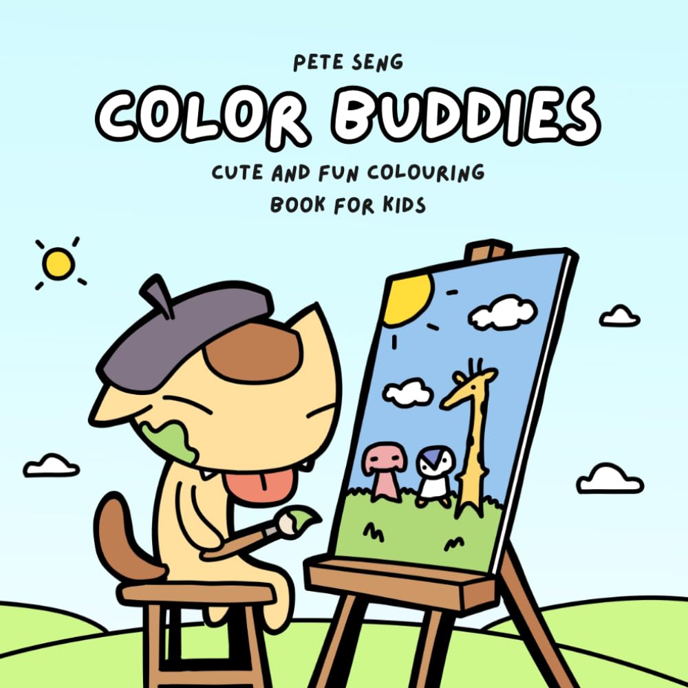 Color Buddies: Cute and Fun ABCs Colouring Book for Kids (Tag Along Buddies)