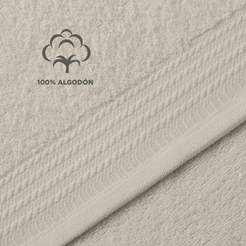 Degrees home - Set di 2 asciugamani bidet - Asciugamani da bagno - Asciugamani piccoli - 100% cotone - 480 g/m² - Dimensioni 30 x 50 cm, beige Beige 2 asciugamani da bidet - Immagine 3