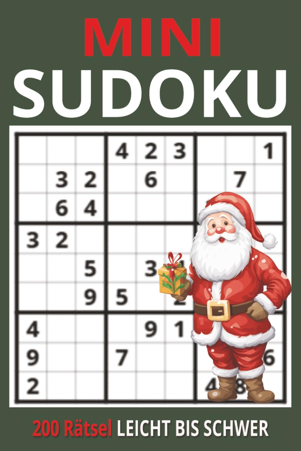 Mini Sudoku to go – Weihnachtsedition: Festlicher Rätselspaß mit 200 Sudokus von leicht bis schwer – mit Lösungen