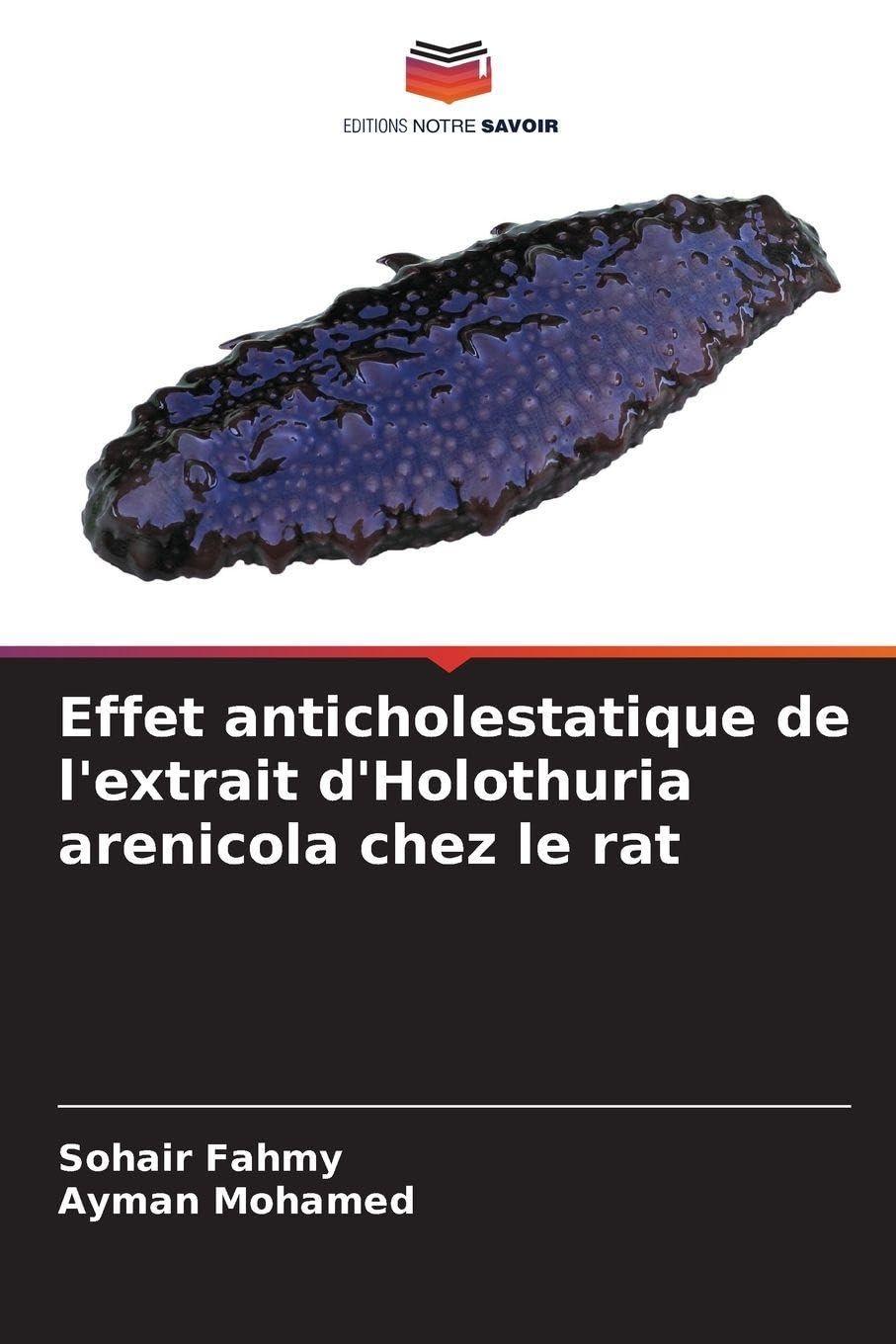 Extrait d'Holothuria arenicola contre la cholestase du rat labo