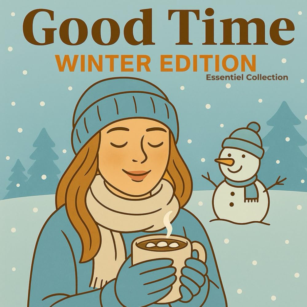 Good Time – Winter Edition: 50 coloriages esthétiques et relaxants pour un hiver doux, cosy et inspirant❄️ (Good Time – Essentiel Collection)