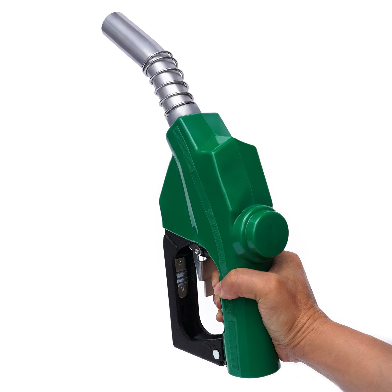 Pompa olejowa, pompa paliwowa, automatyczny pistolet na olej napędowy, zestaw z 3-stopniową regulacją i precyzyjną regulacją ilości paliwa 32 l/min – do samochodowego pistoletu paliwowego do wydajnego