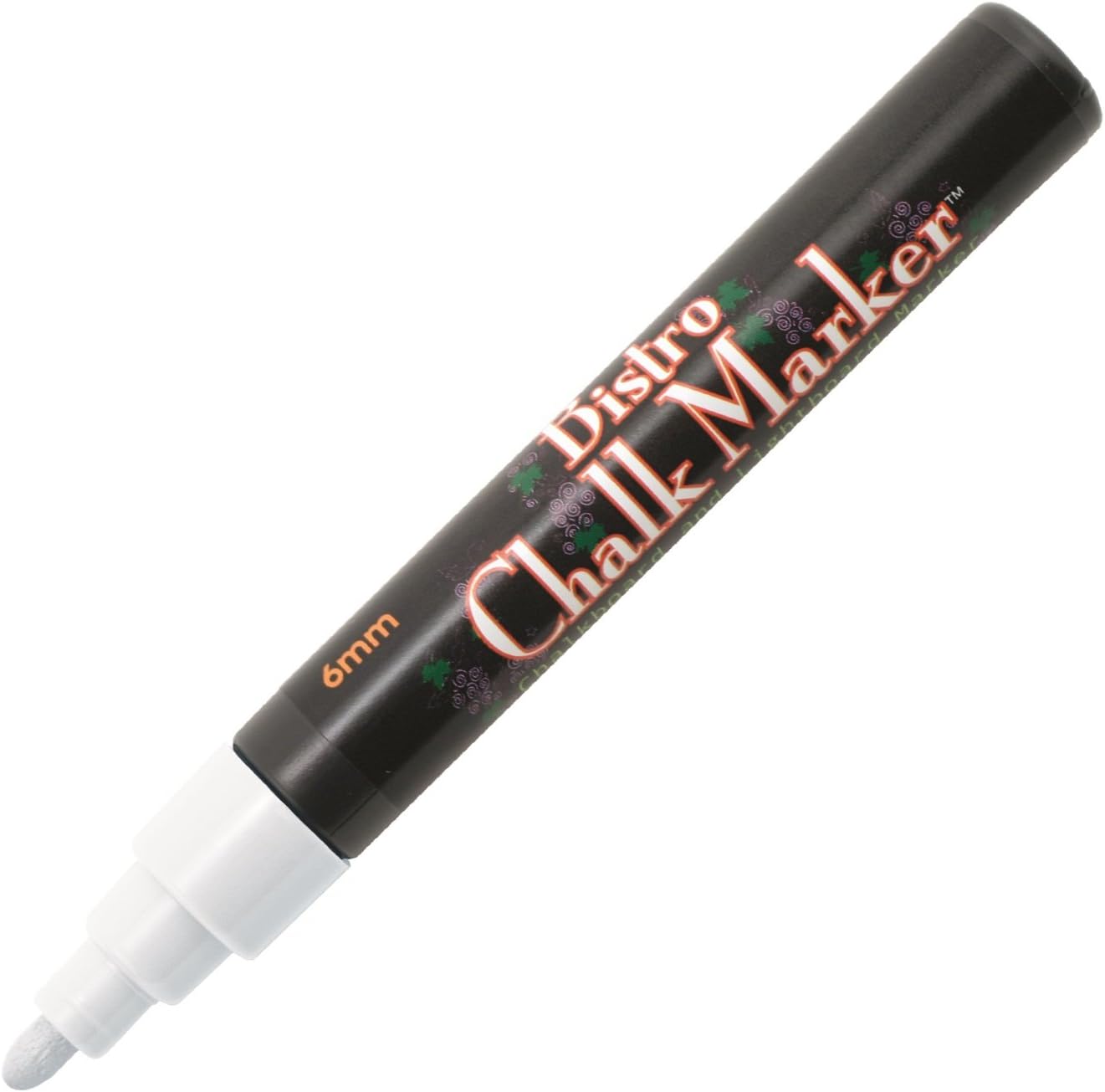 Bistro Chalk Marker,6mm Tip,Erasable,Waterbased,White Qty