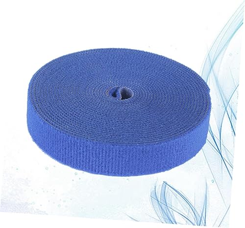 Miniatura 5 de NUOBESTY Correas adhesivas reutilizables de gancho y bucle para cables, sujetadores de cables azules, organizador de alambre ajustable para oficina
