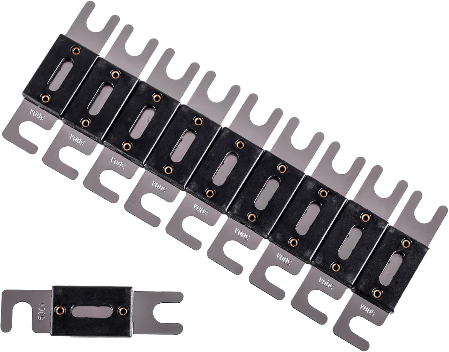 Skar Audio 500 Amp Nickel Plated ANL Fuses (10 Pack) - SK500A-ANL-10PK