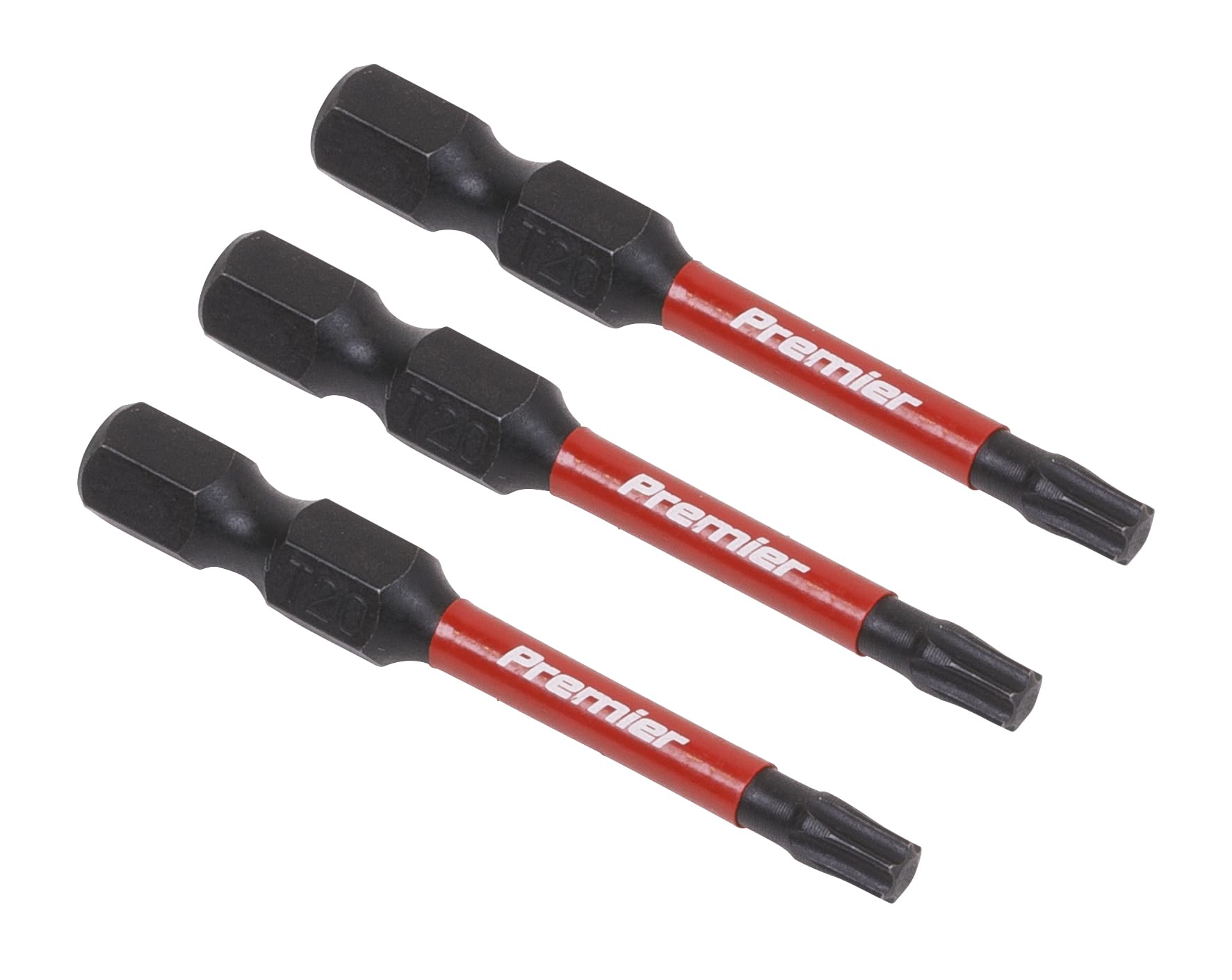 Sealey 3pc 50mm TRX-Star* T20 Impact Power Tool Bit Set - AK8242