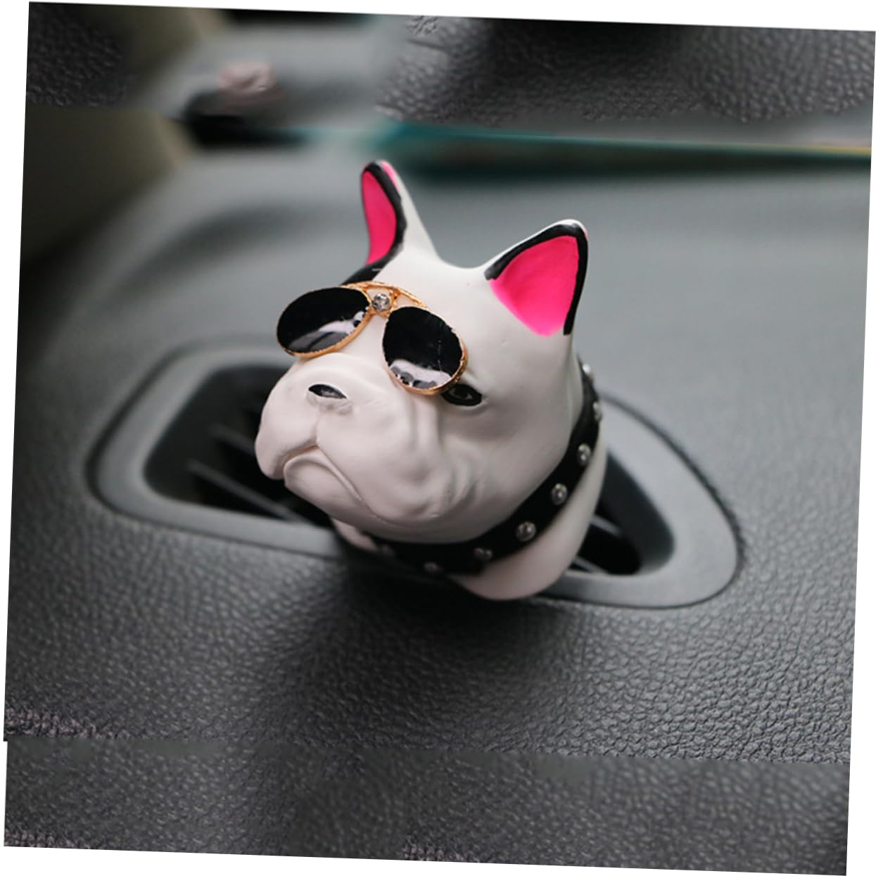 ibasenice 4 Stück Diffusorclip Duft Ätherischer Öle Im Auto Auto-duftdiffusor-entlüftungsclip Haustier Miniatur Auto Clips Autoclip Aromatherapie Weiß Französischer